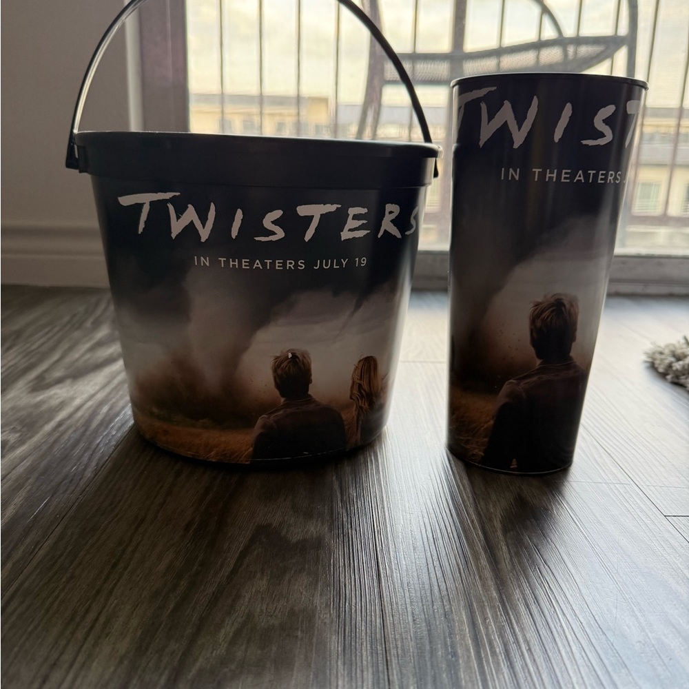 Twisters Movie Promo Bucket and Cup Set